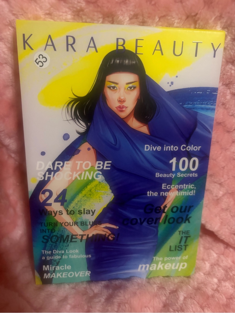 KARA BEAUTY Dare to be Shocking 24 Color Eyeshadow Palette, VEGAN Shadow Palette